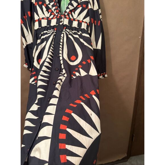 NWT Farm Rio Coconut Grove Puff Sleeve Maxi *note - Picture 16 of 16